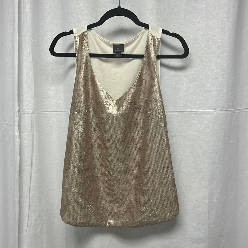 Medium size, sequin Worthington tank top